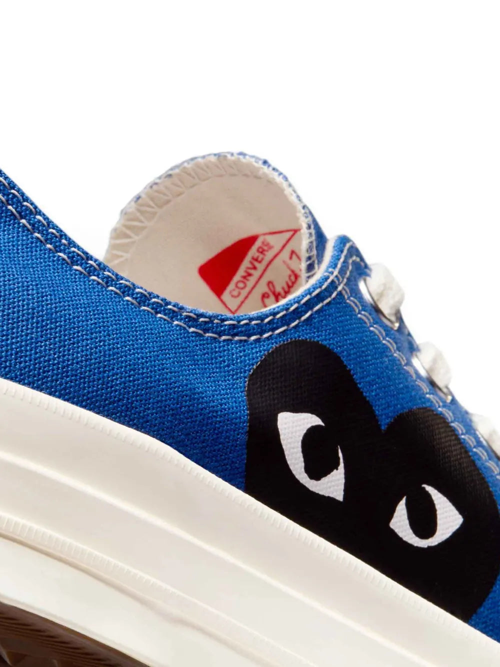 Converse x Comme Des Garçons PLAY "Chuck Taylor 70 - Blue Quartz/Egret/Black" sneakers