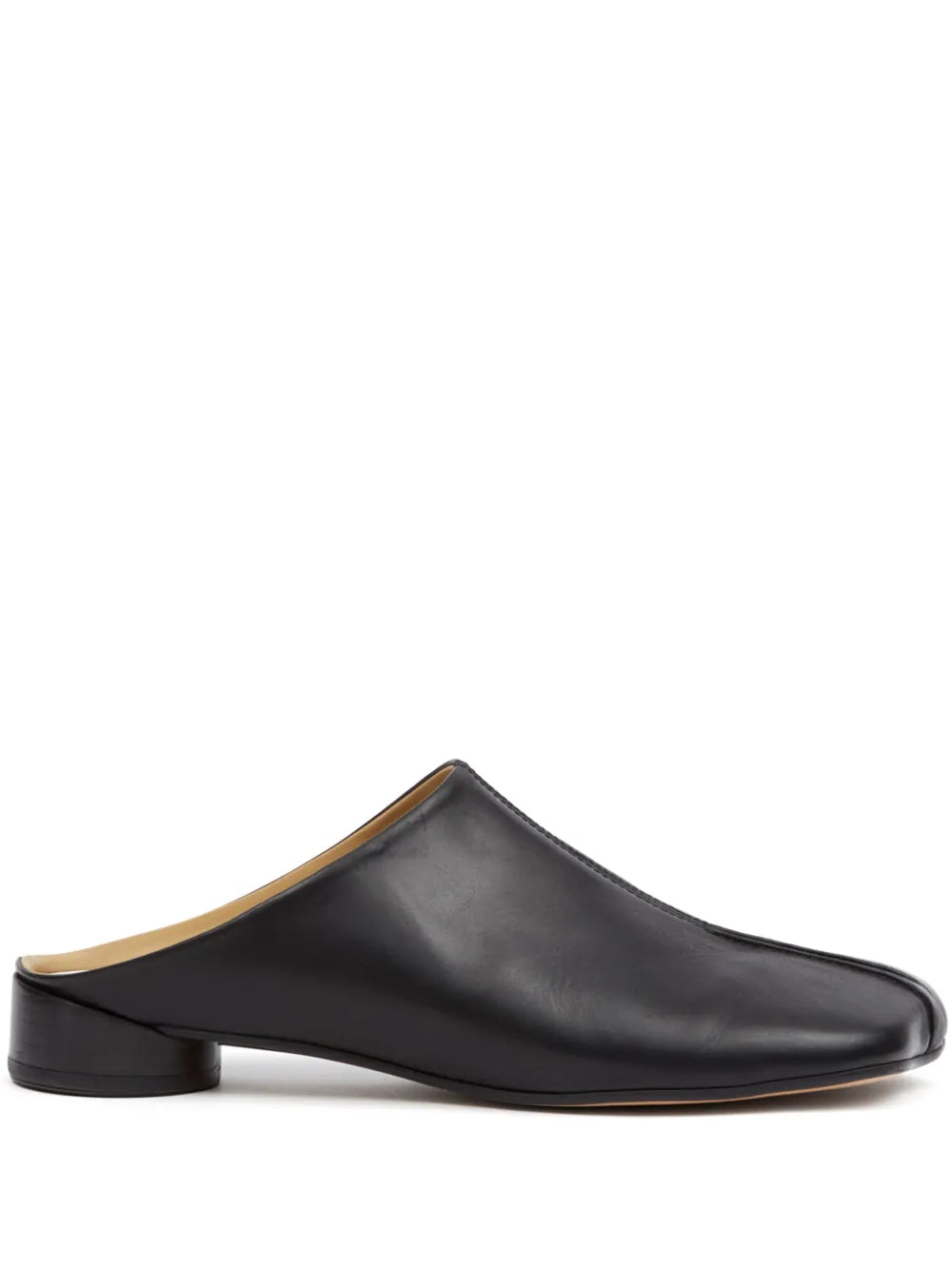 MM6 Maison Margiela asymmetric-toe leather slippers