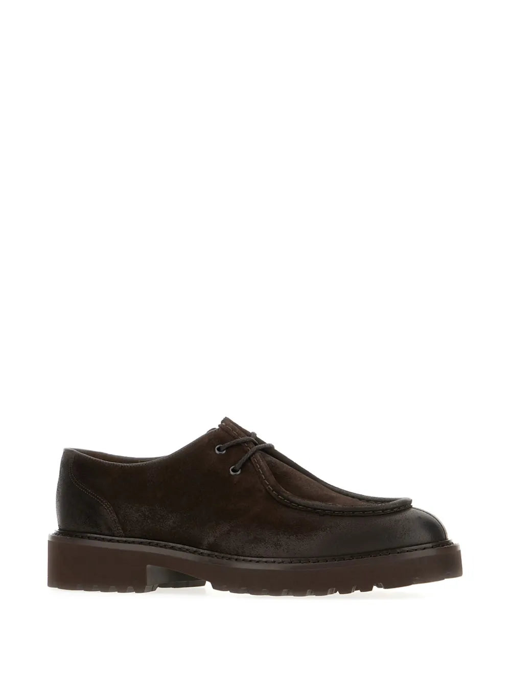 Doucal's suede lace-up shoes