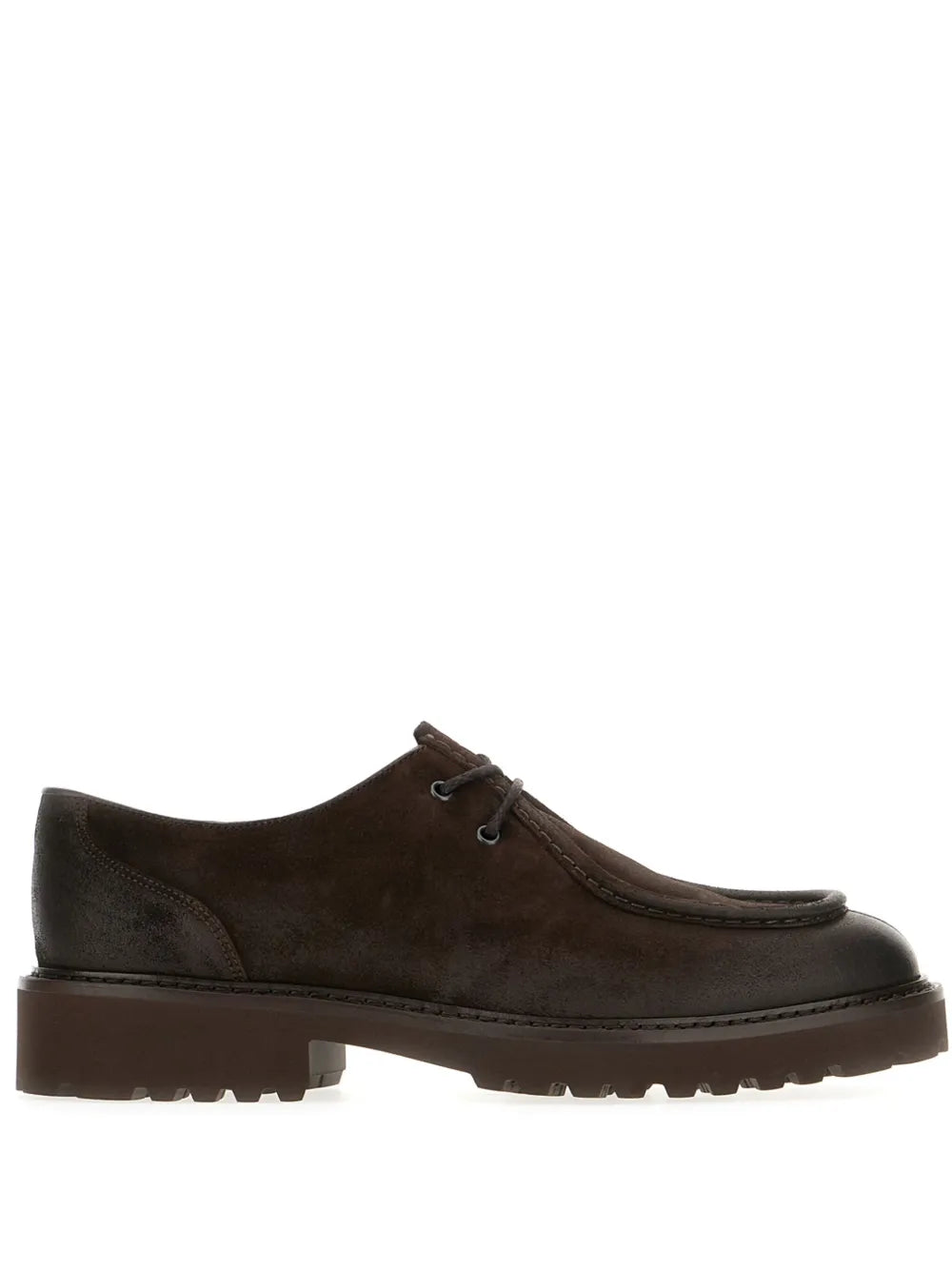 Doucal's suede lace-up shoes