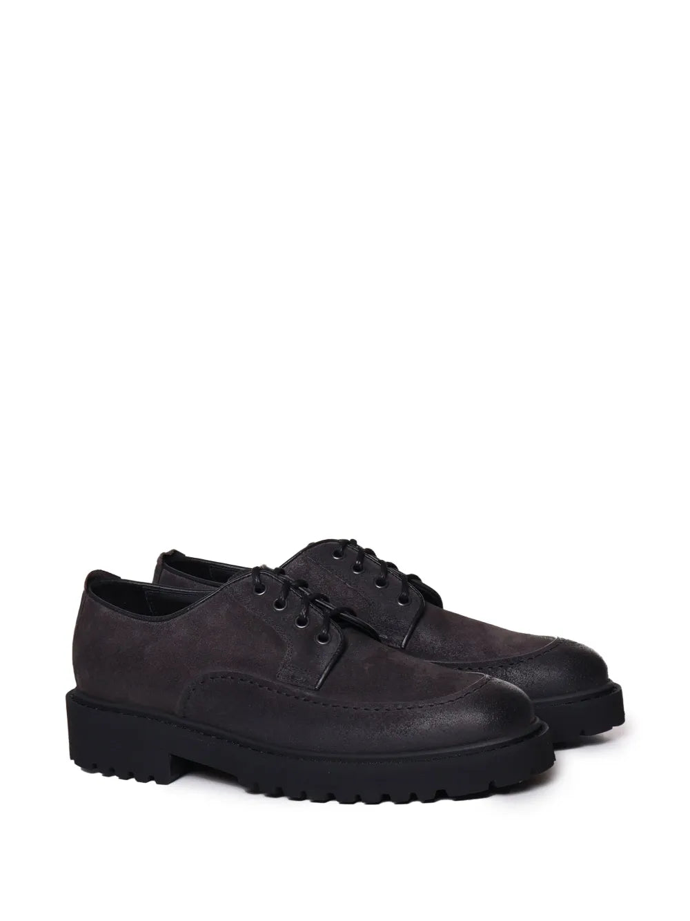 Doucal's leather derby shoes