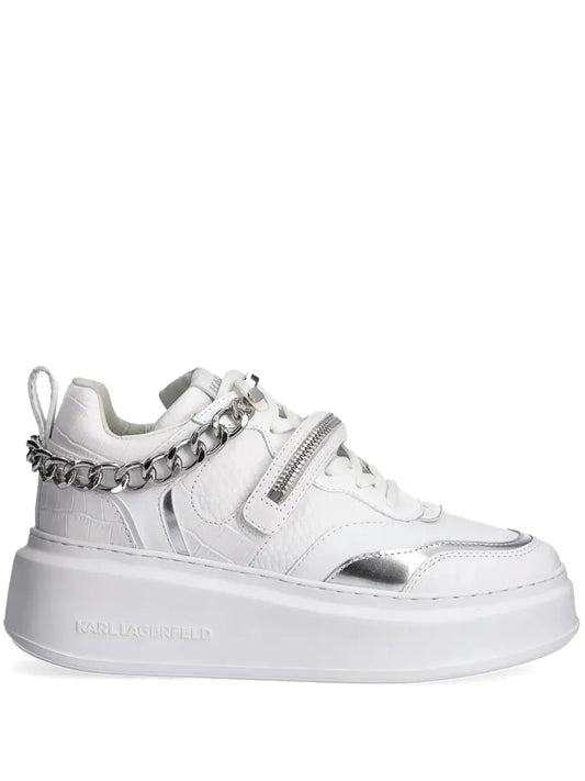 Karl Lagerfeld chain-link embellished sneakers