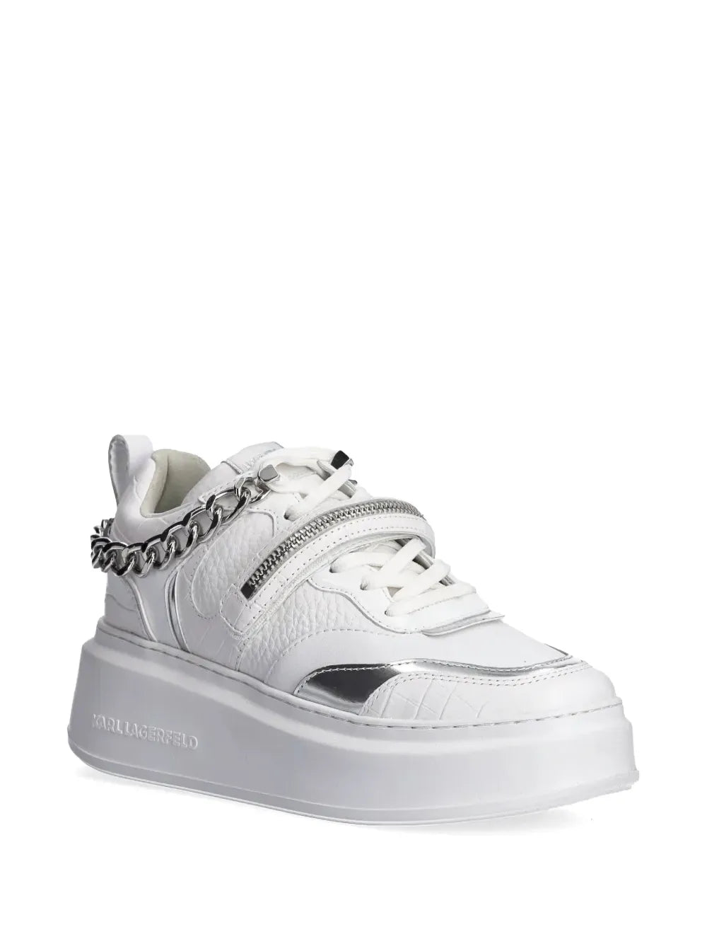 Karl Lagerfeld chain-link embellished sneakers