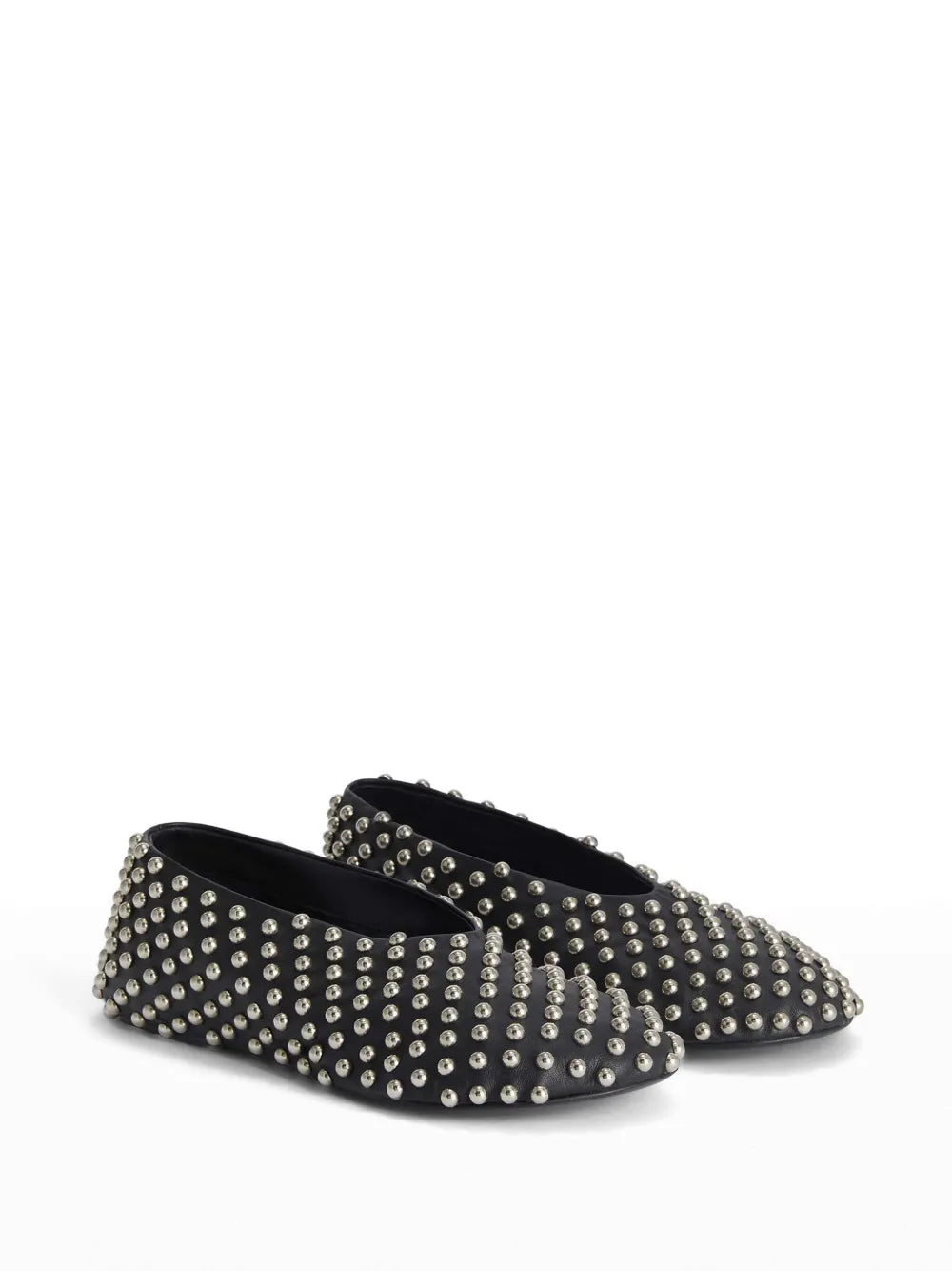 Jil Sander studded ballerina shoes