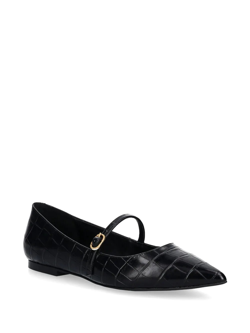TWINSET crocodile-effect ballet flats