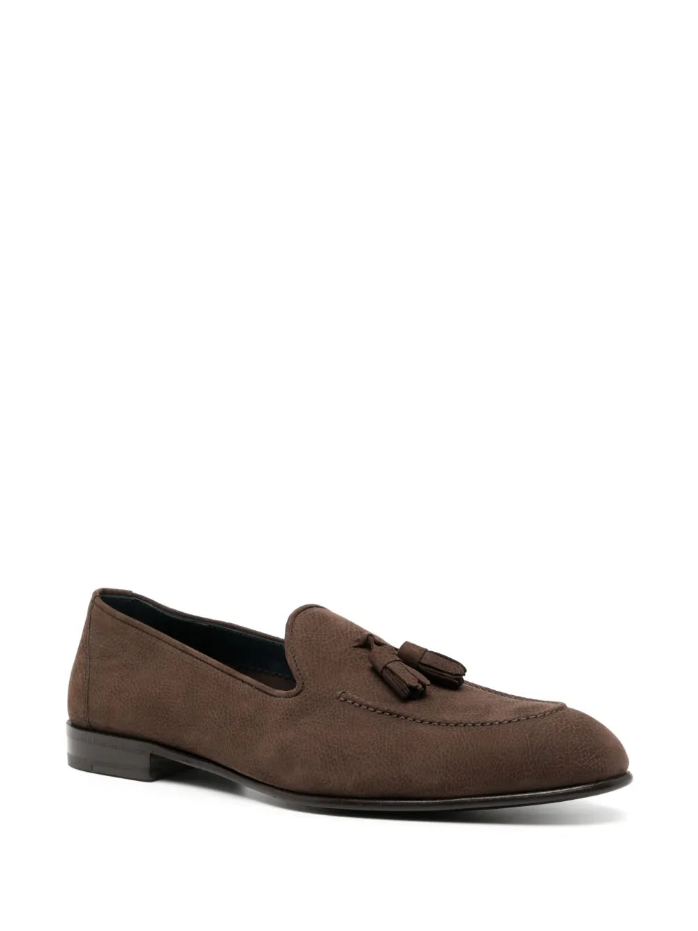 Brioni leather penny loafer