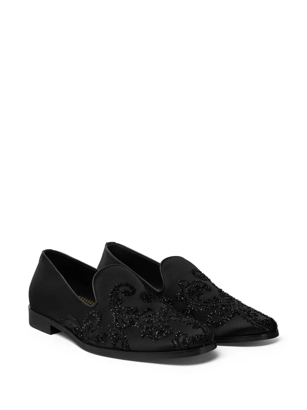 Versace sequin-detailing slippers
