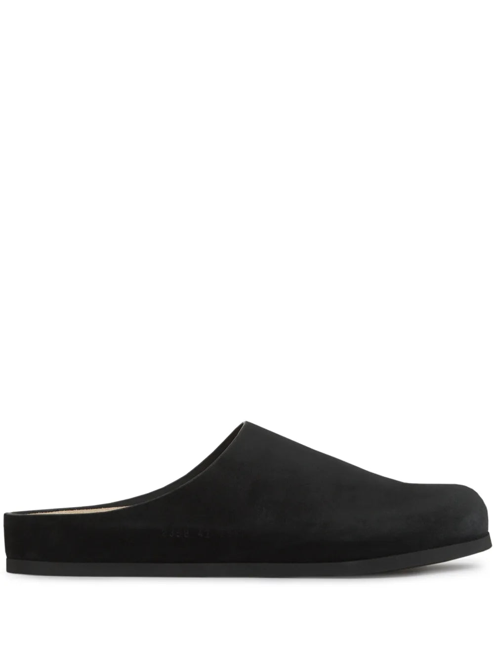 Common Projects suede slippers