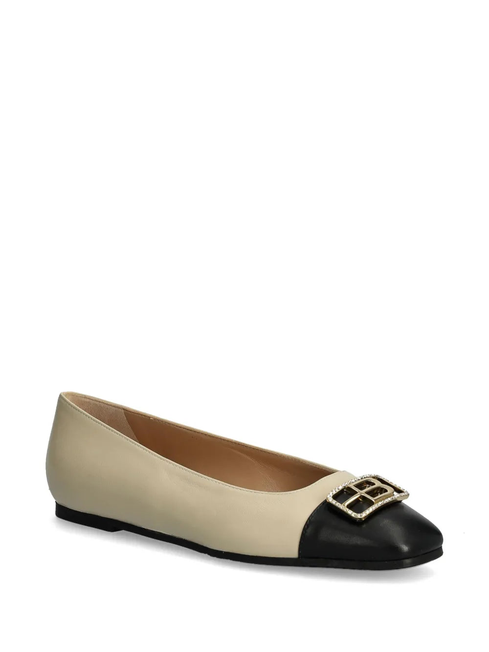 Baldinini leather ballet flats