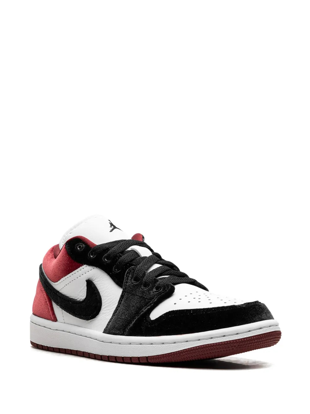 Jordan Jordan 1 Low SE "Velvet Black Toe - Black/White/Team Red" sneakers