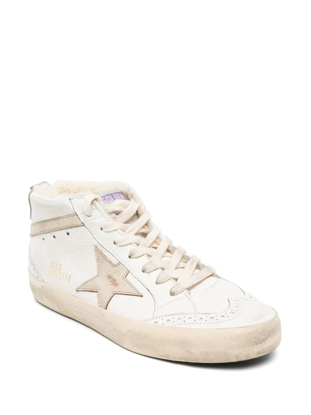 Golden Goose Mid Star Nappa upper shiny sneakers