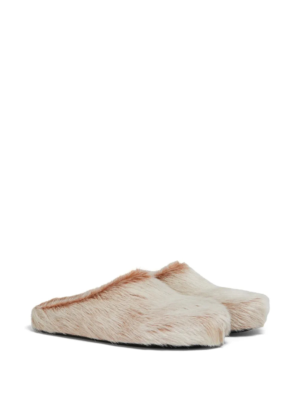 Marni calf hair clogs