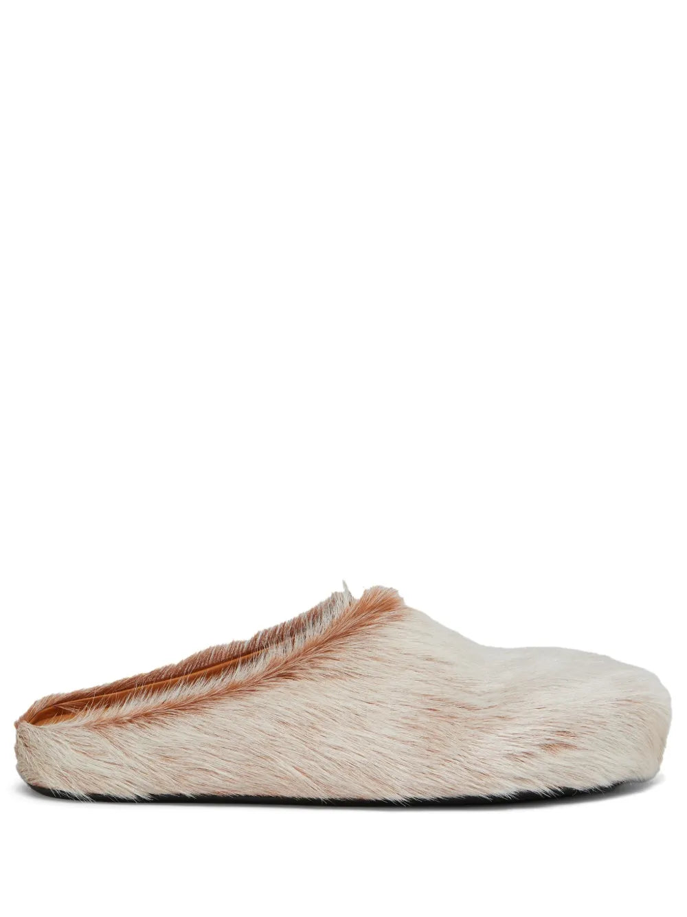 Marni calf hair clogs