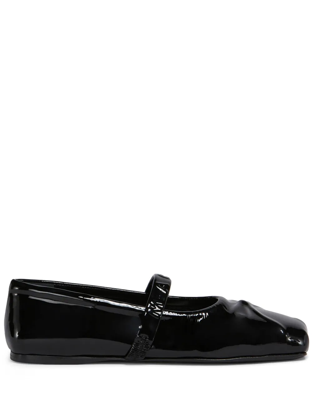 Marni patent-finish ballerina shoes