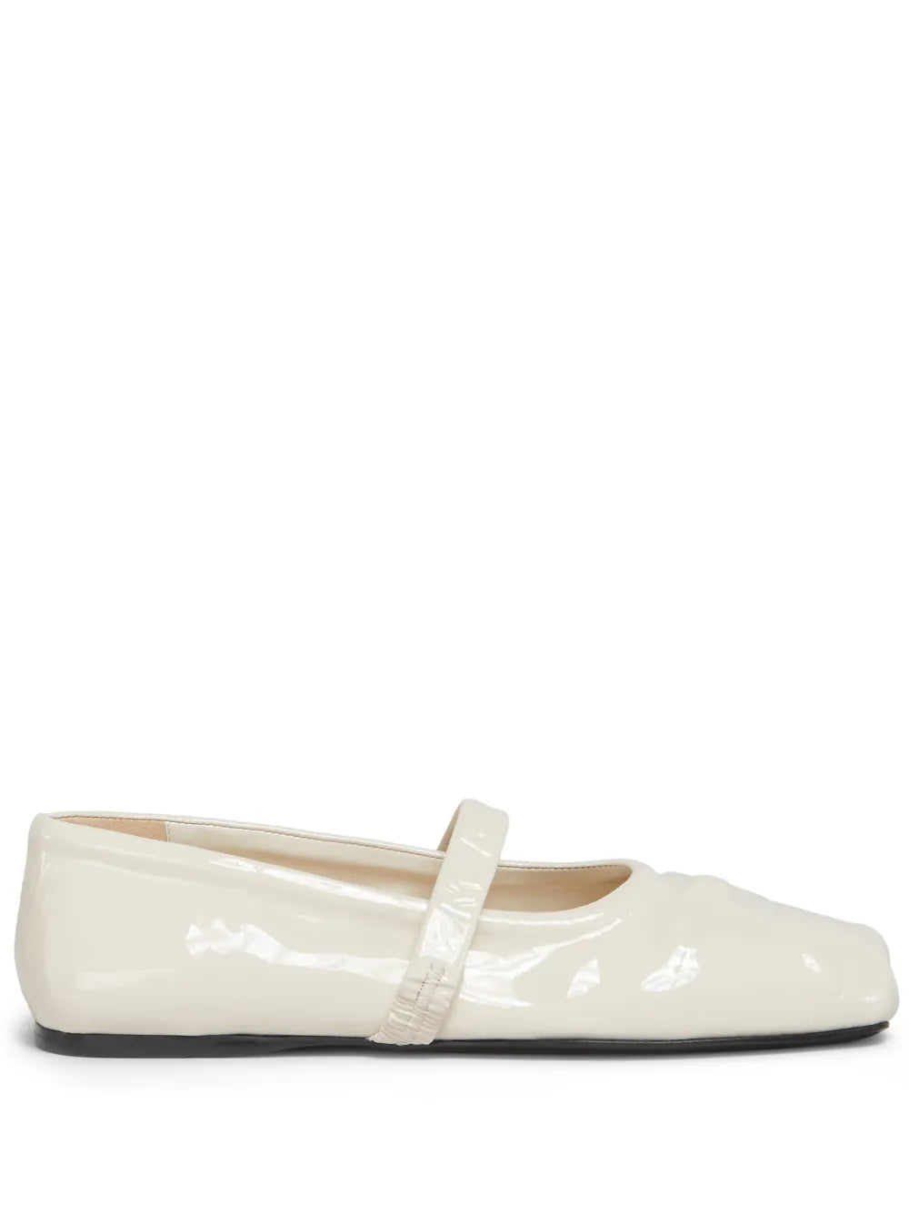 Marni patent-leather ballerina shoes