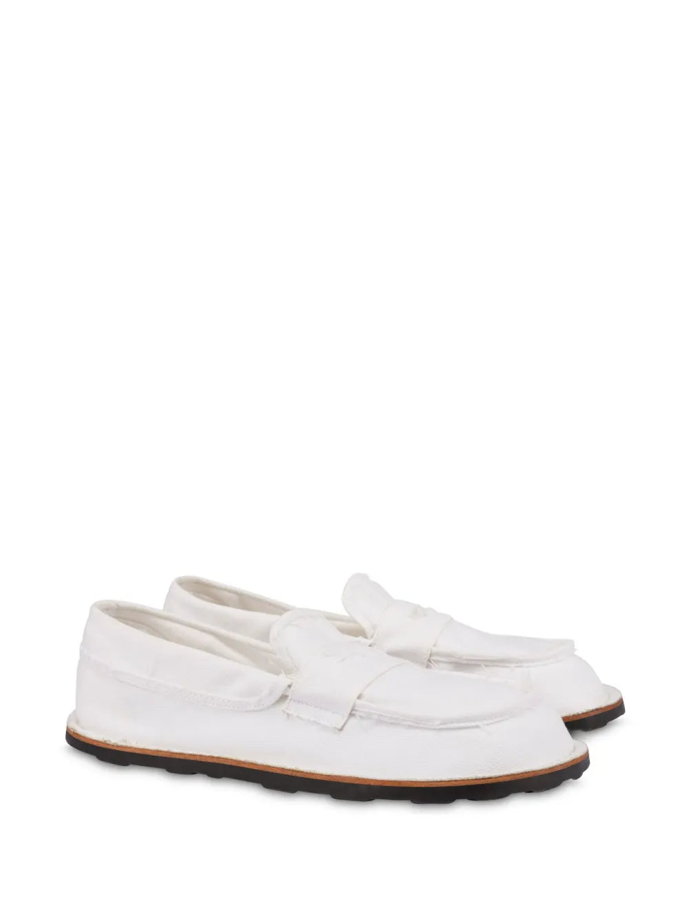 Moschino cotton loafers