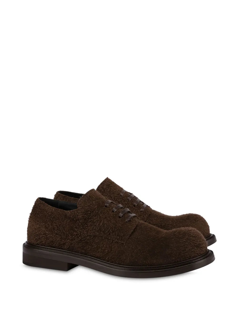 Moschino suede oxford shoes