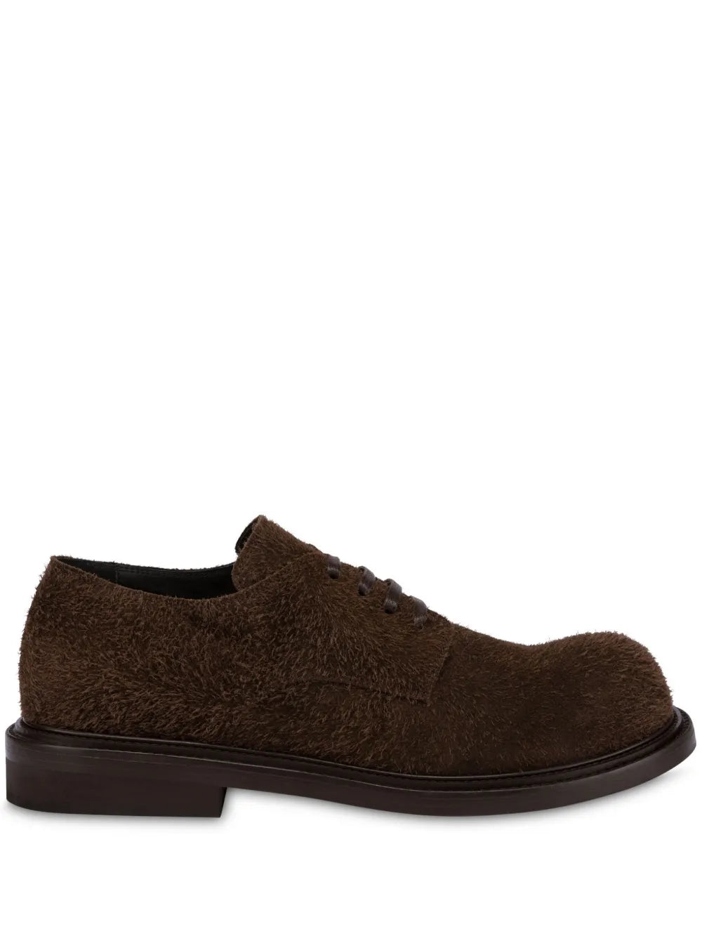 Moschino suede oxford shoes