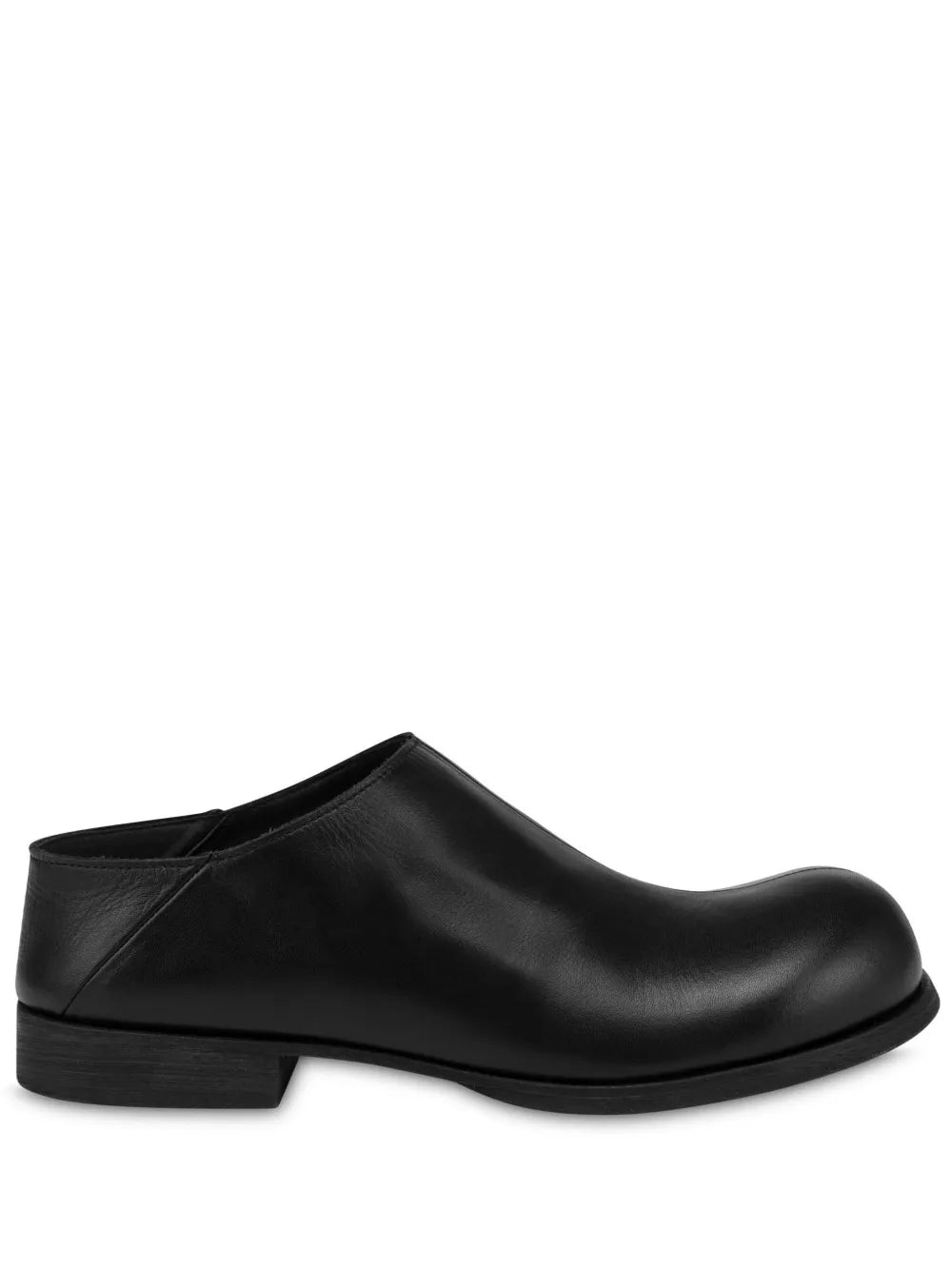 Moschino leather slip-on shoes