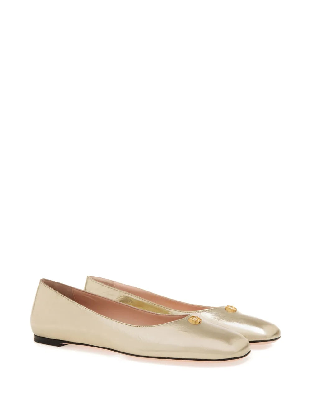 Bally leather ballet flats