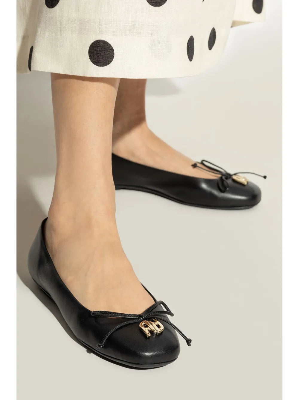 Furla logo-plaque ballet flats