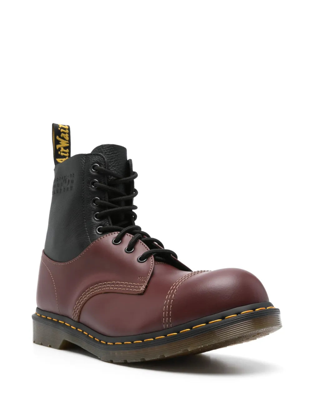 MM6 Maison Margiela x Dr. Martens colourblock ankle boots
