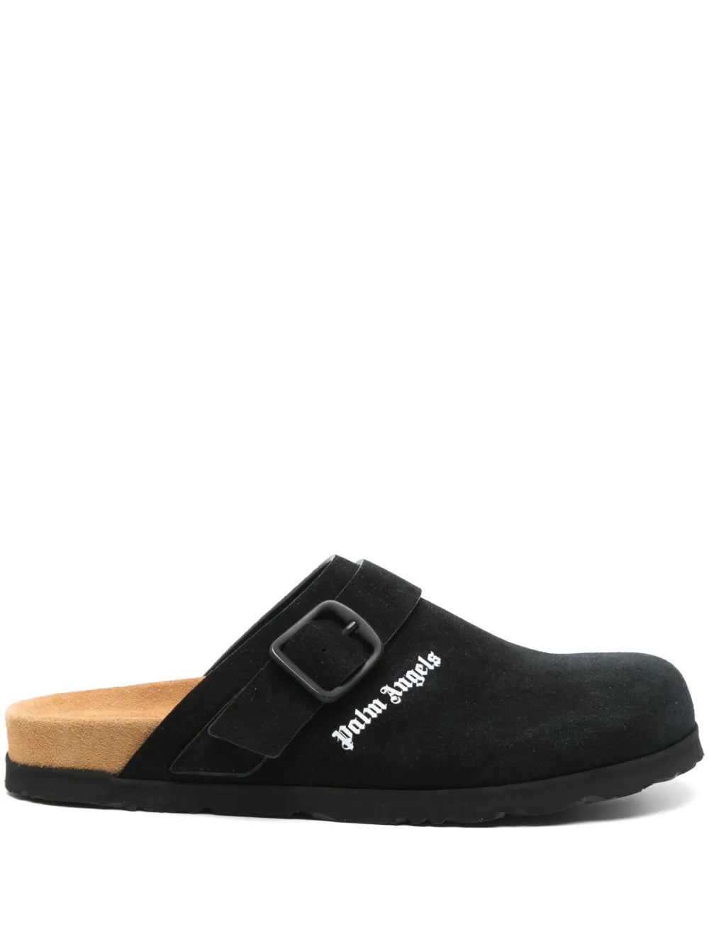 Palm Angels logo-print mules