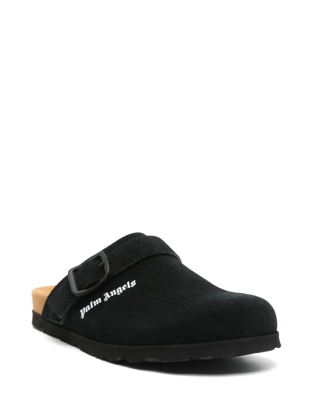 Palm Angels logo-print mules