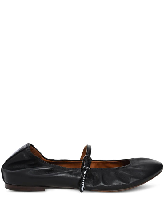 Lanvin leather ballet flats