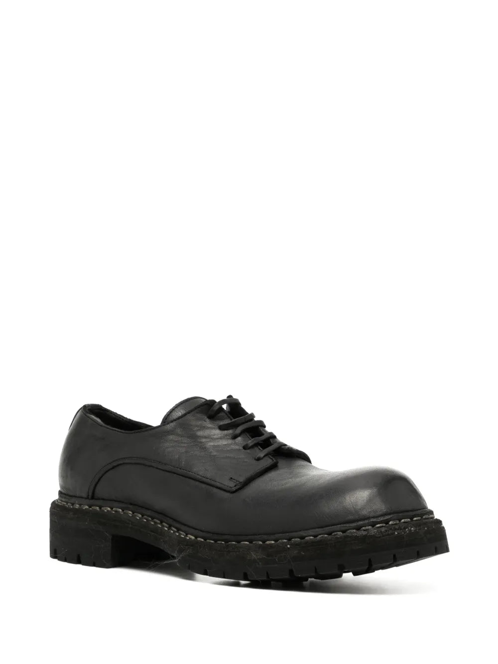 Guidi horse full grain derby shoes