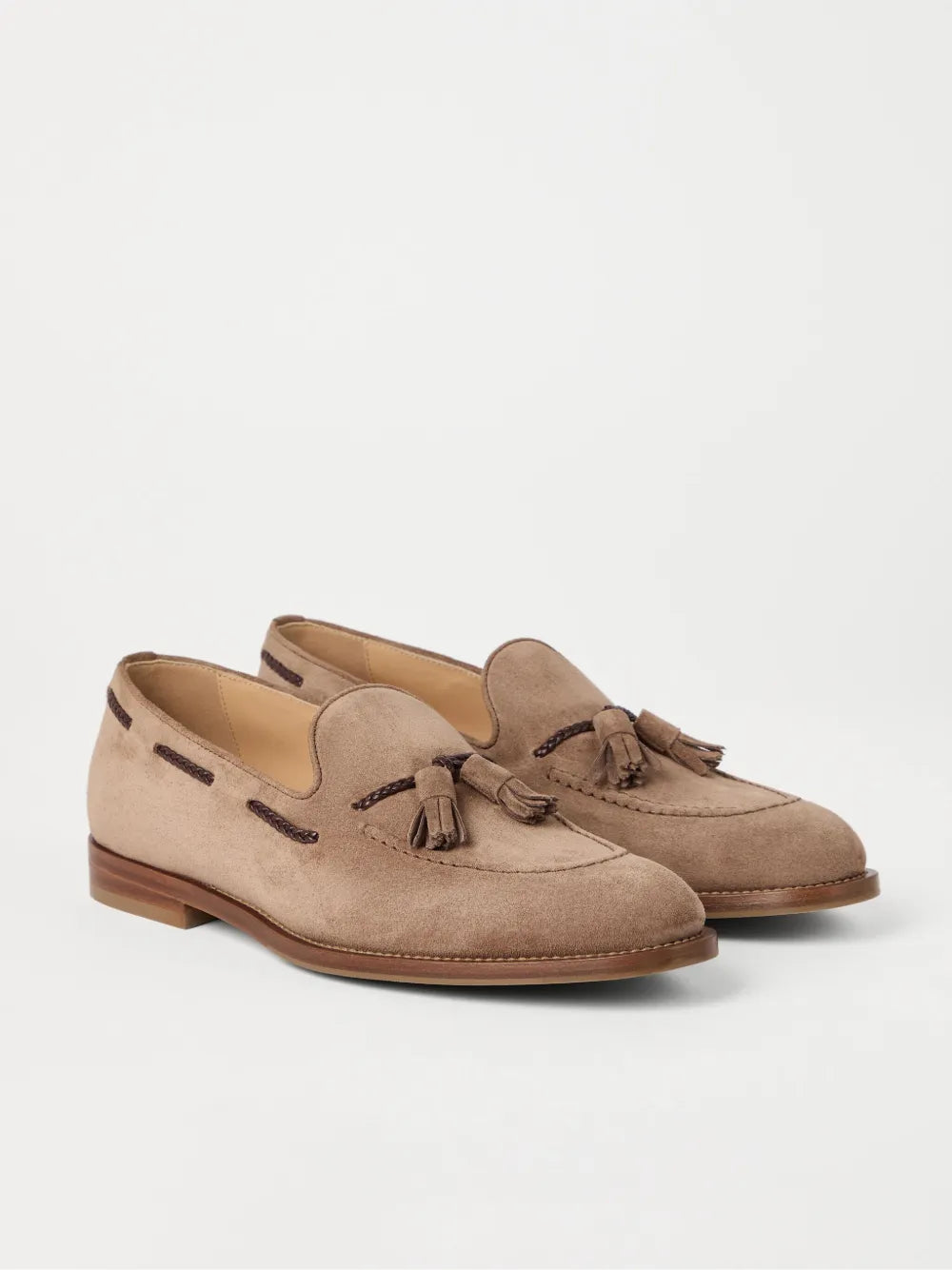 Brunello Cucinelli suede loafers