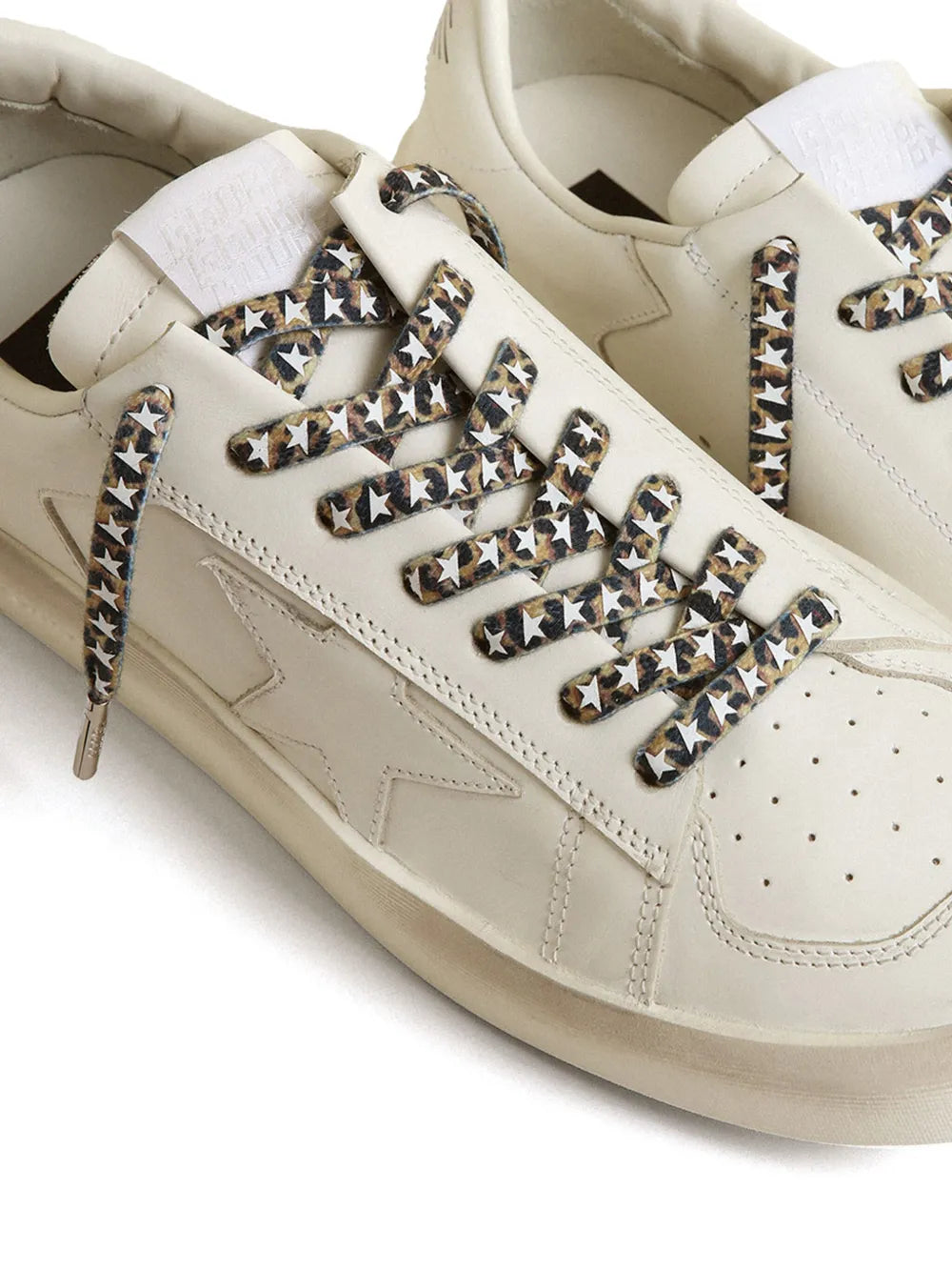 Golden Goose leopard-print shoe laces