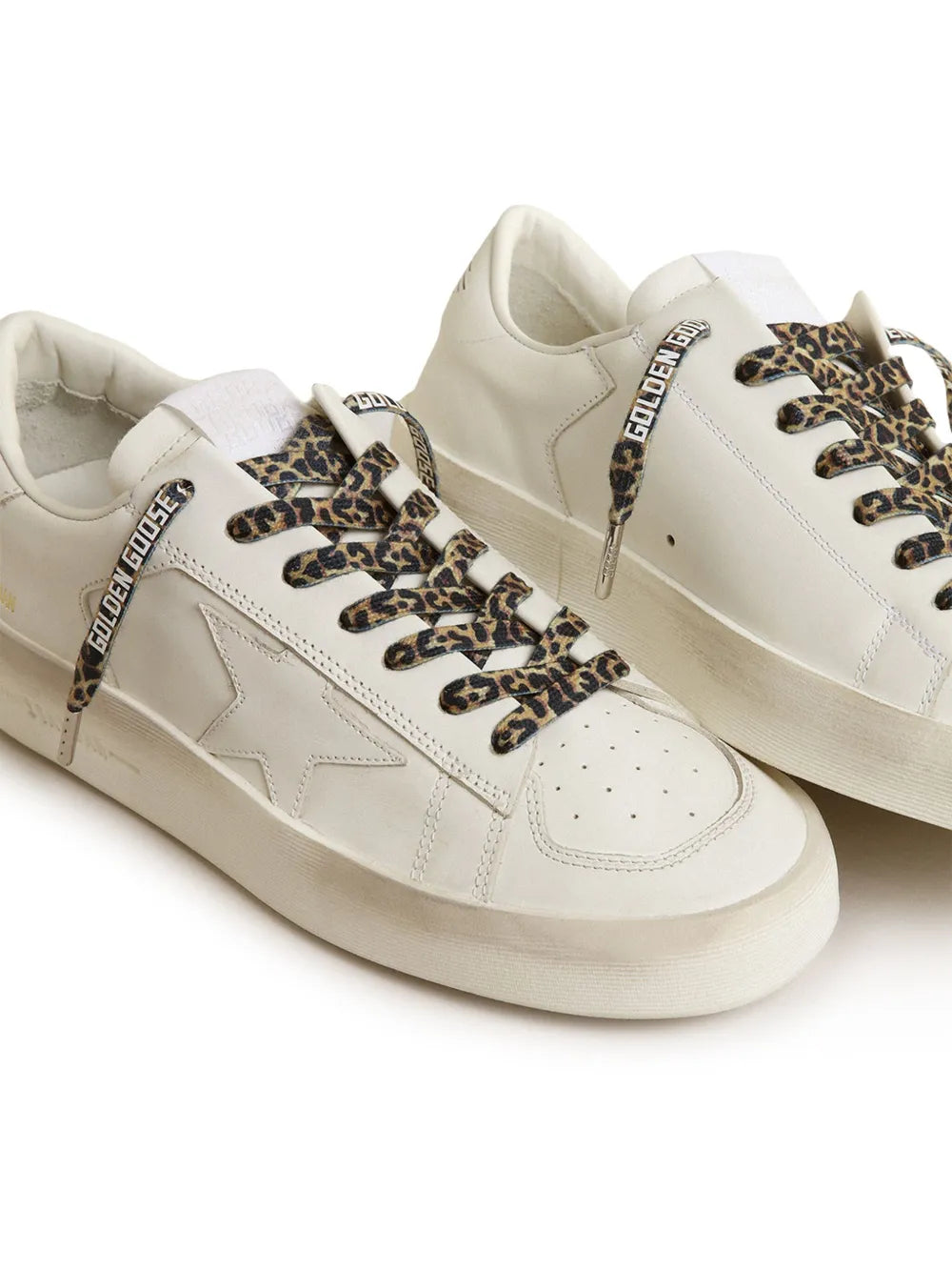 Golden Goose leopard-print shoe laces