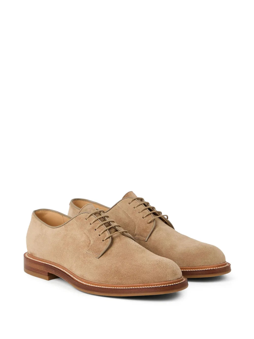 Brunello Cucinelli suede derbu shoes