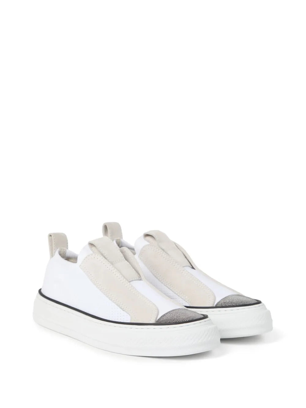Brunello Cucinelli Monili-embellished sneakers