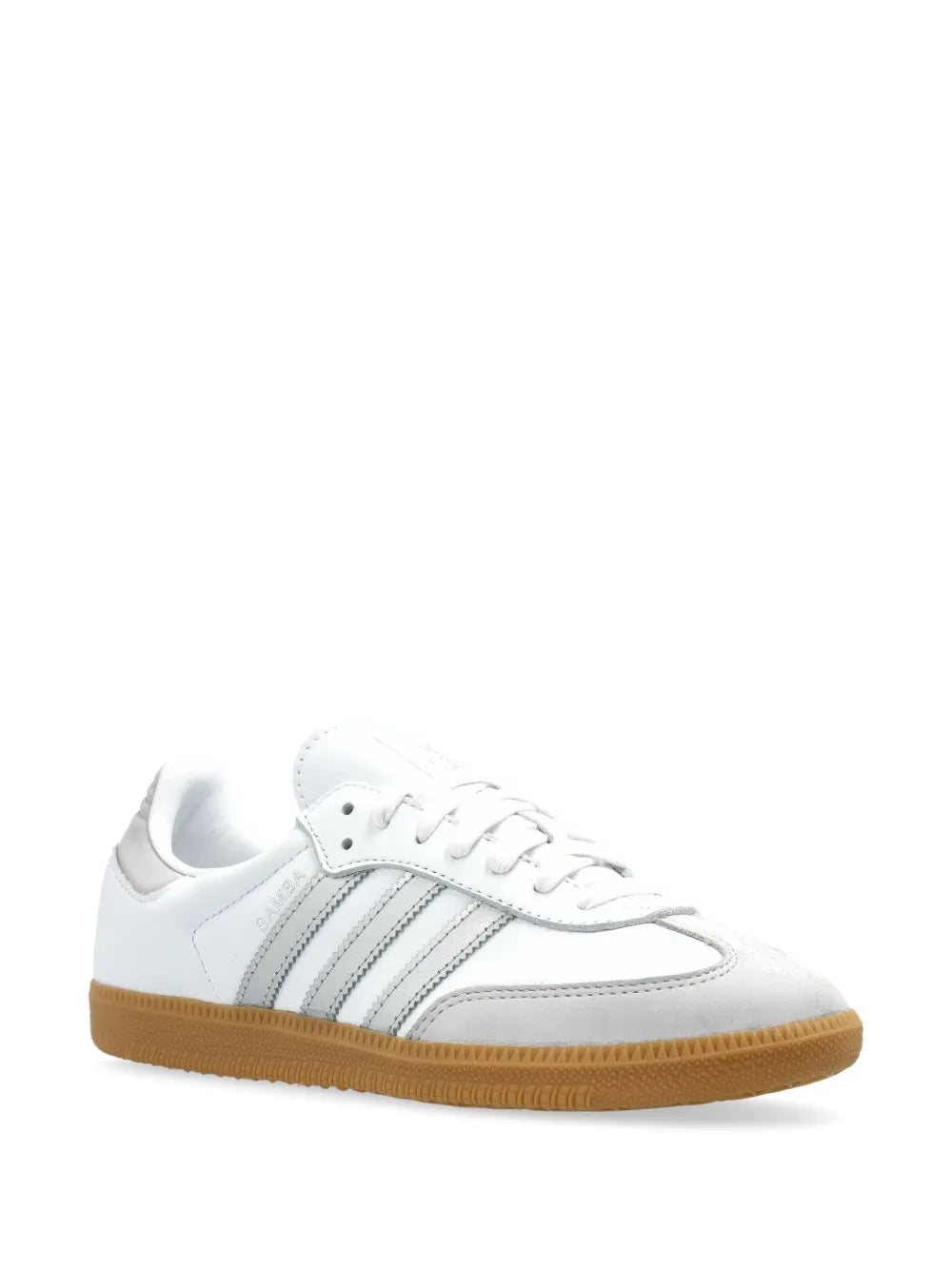 adidas Samba OG "White/Silver Metallic/Grey" sneakers
