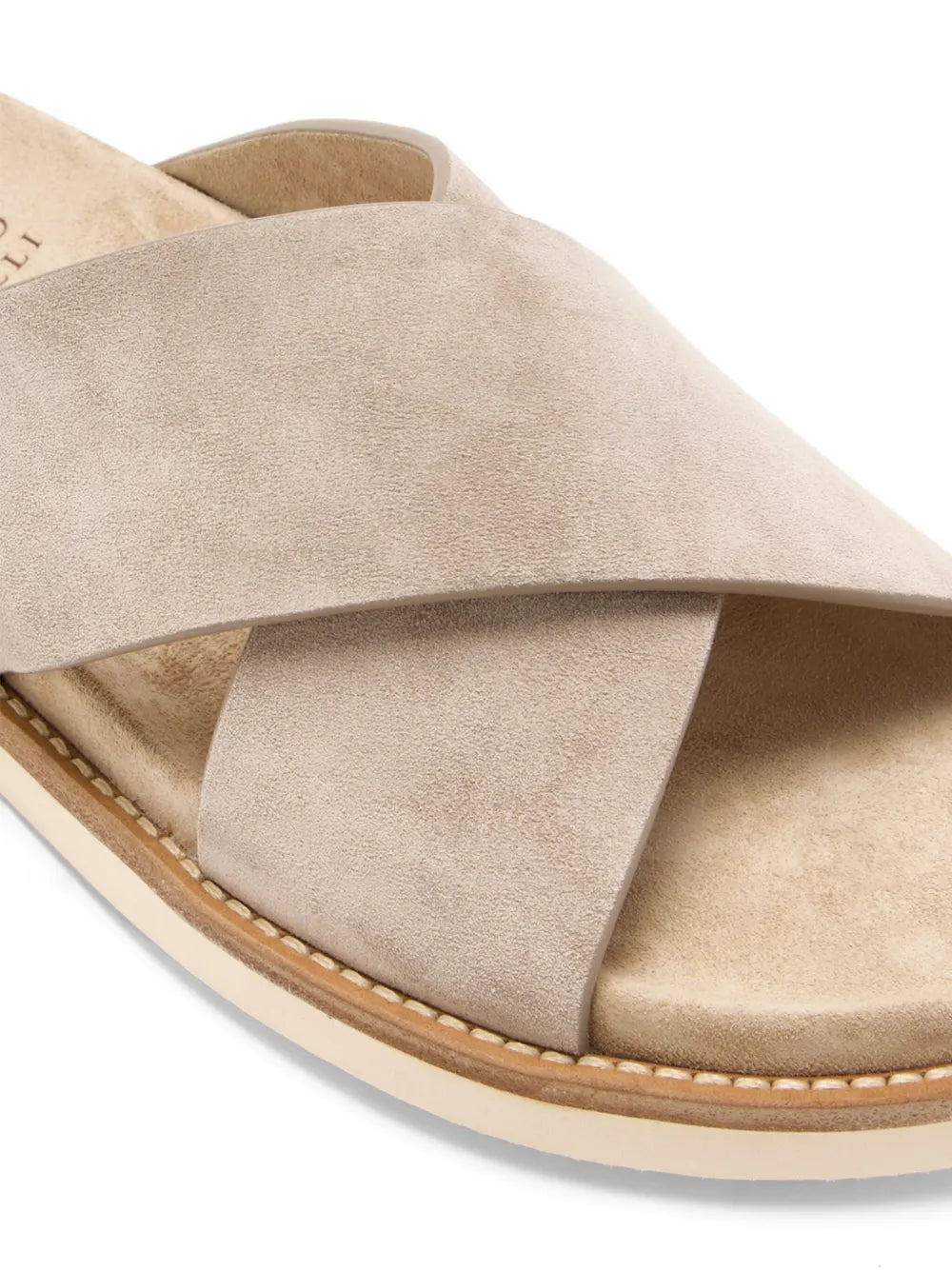 Brunello Cucinelli suede sandals