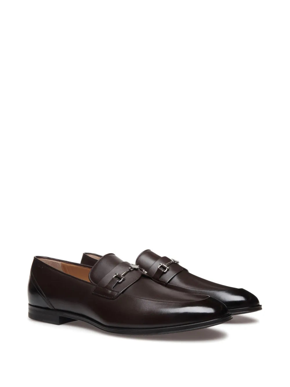 Bally Westminster Loafer in Ebano Leather wide foot morphology