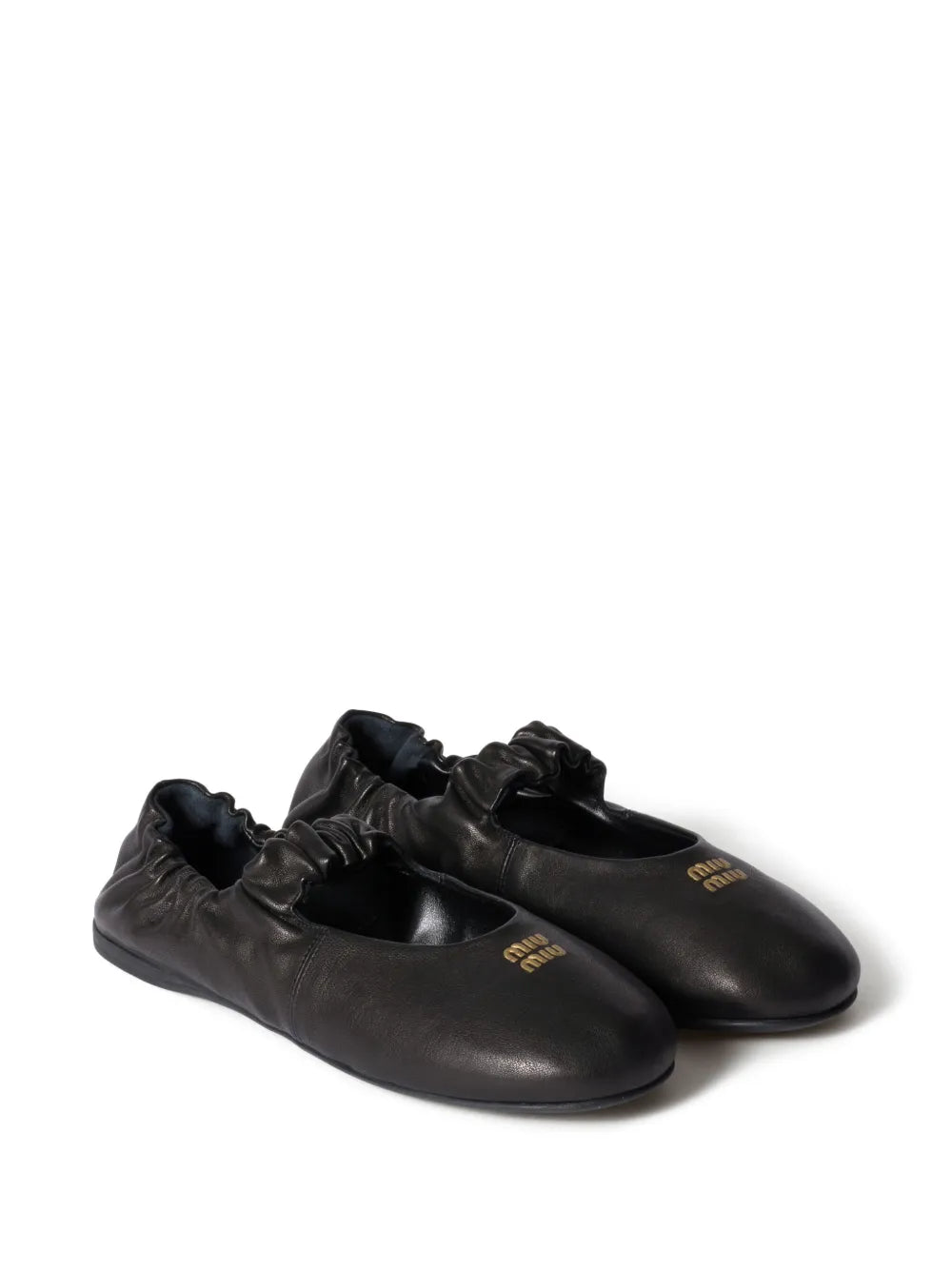 Miu Miu leather ballet flats