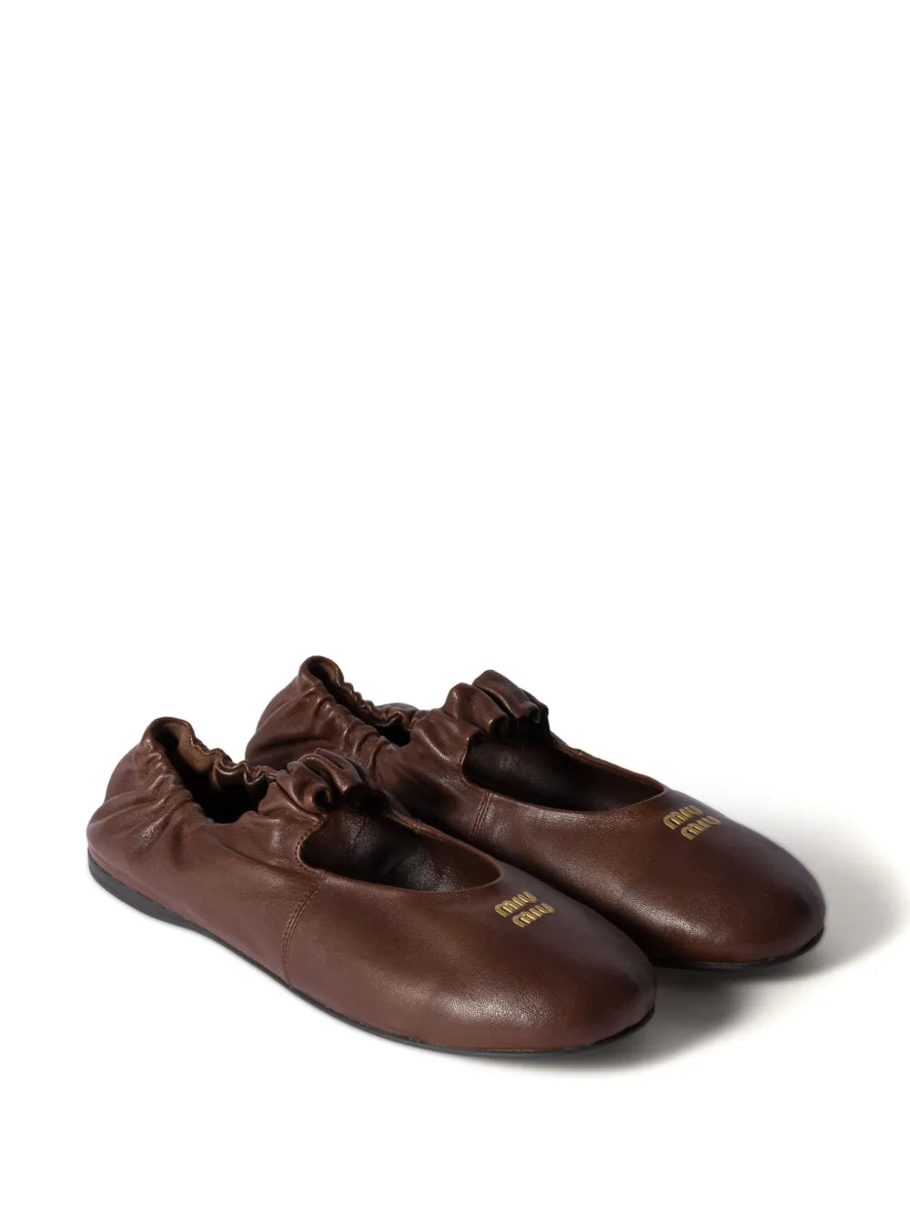 Miu Miu leather ballet flats