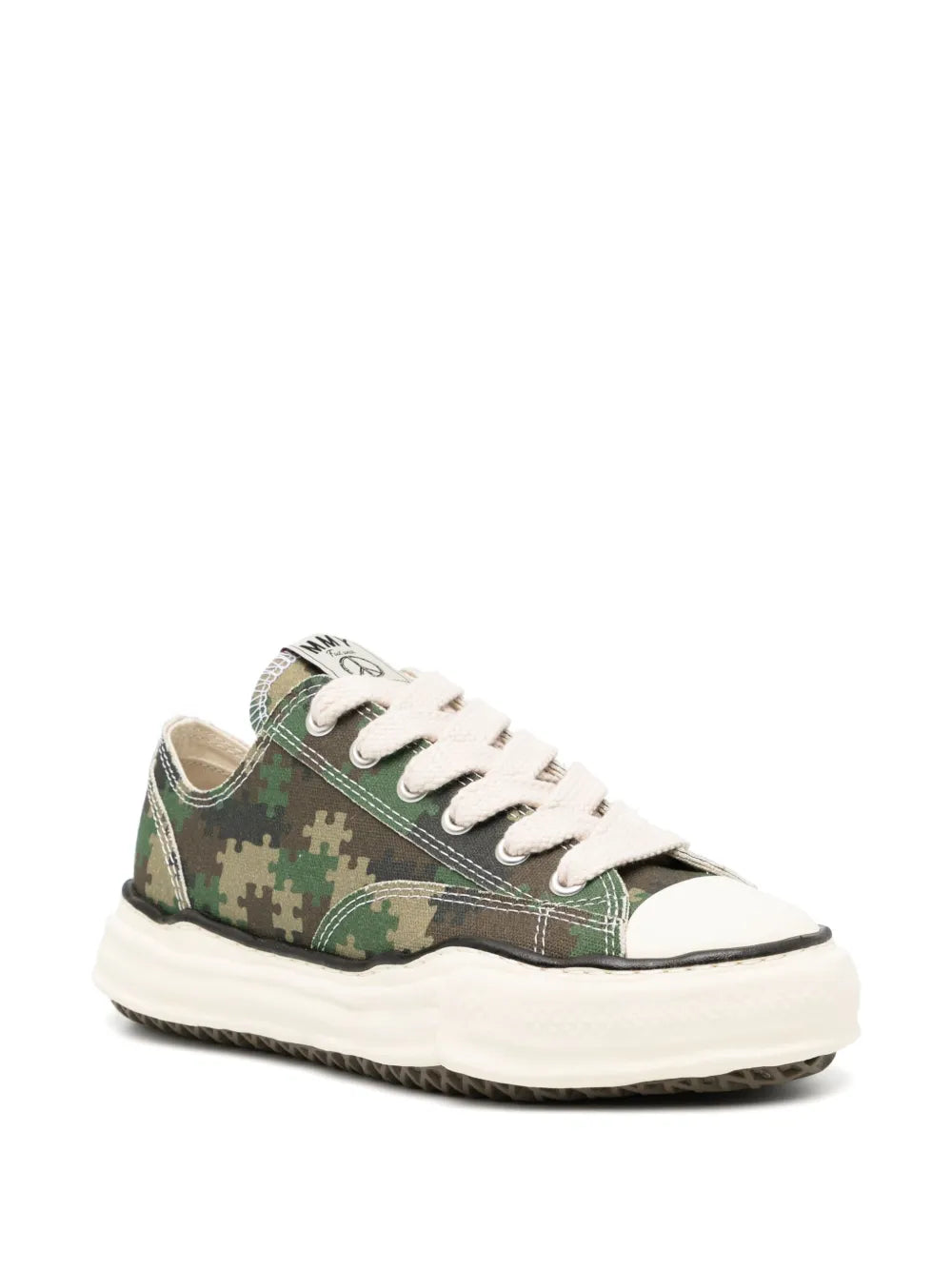 Maison MIHARA YASUHIRO x Peace and After Puzzle Camo Peterson low sneaker