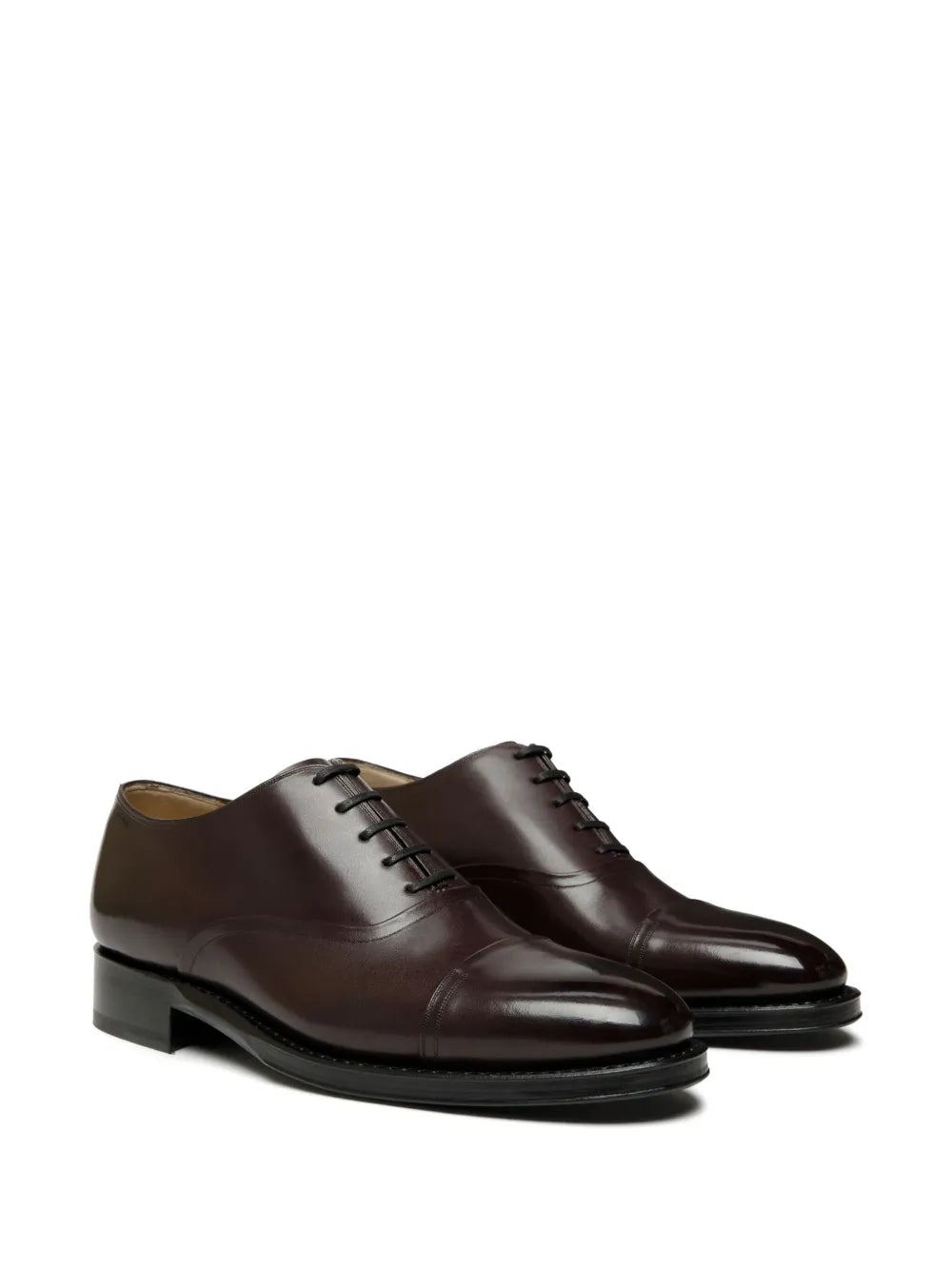 Bally Scribe Un Oxford in Deep Burgundy Leather wide foot morphology