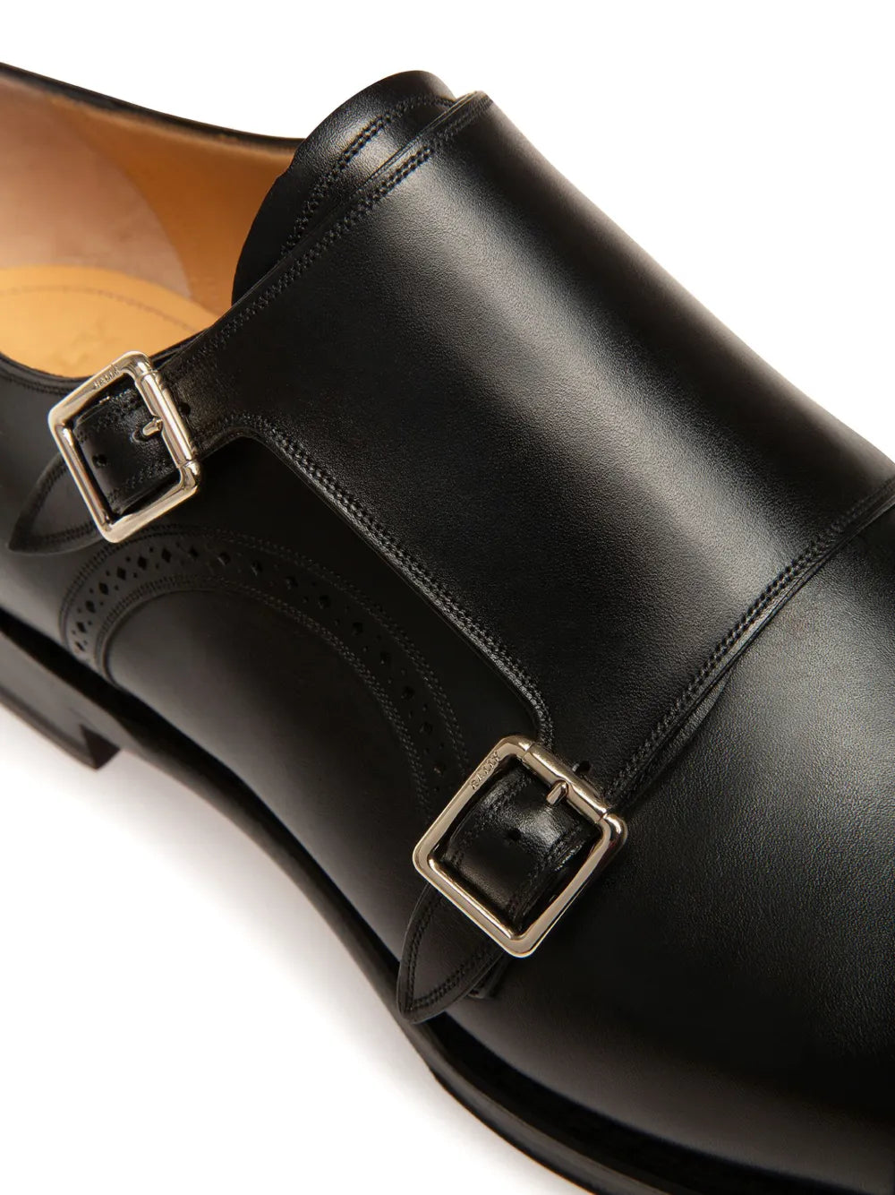 Bally leather monk shoes