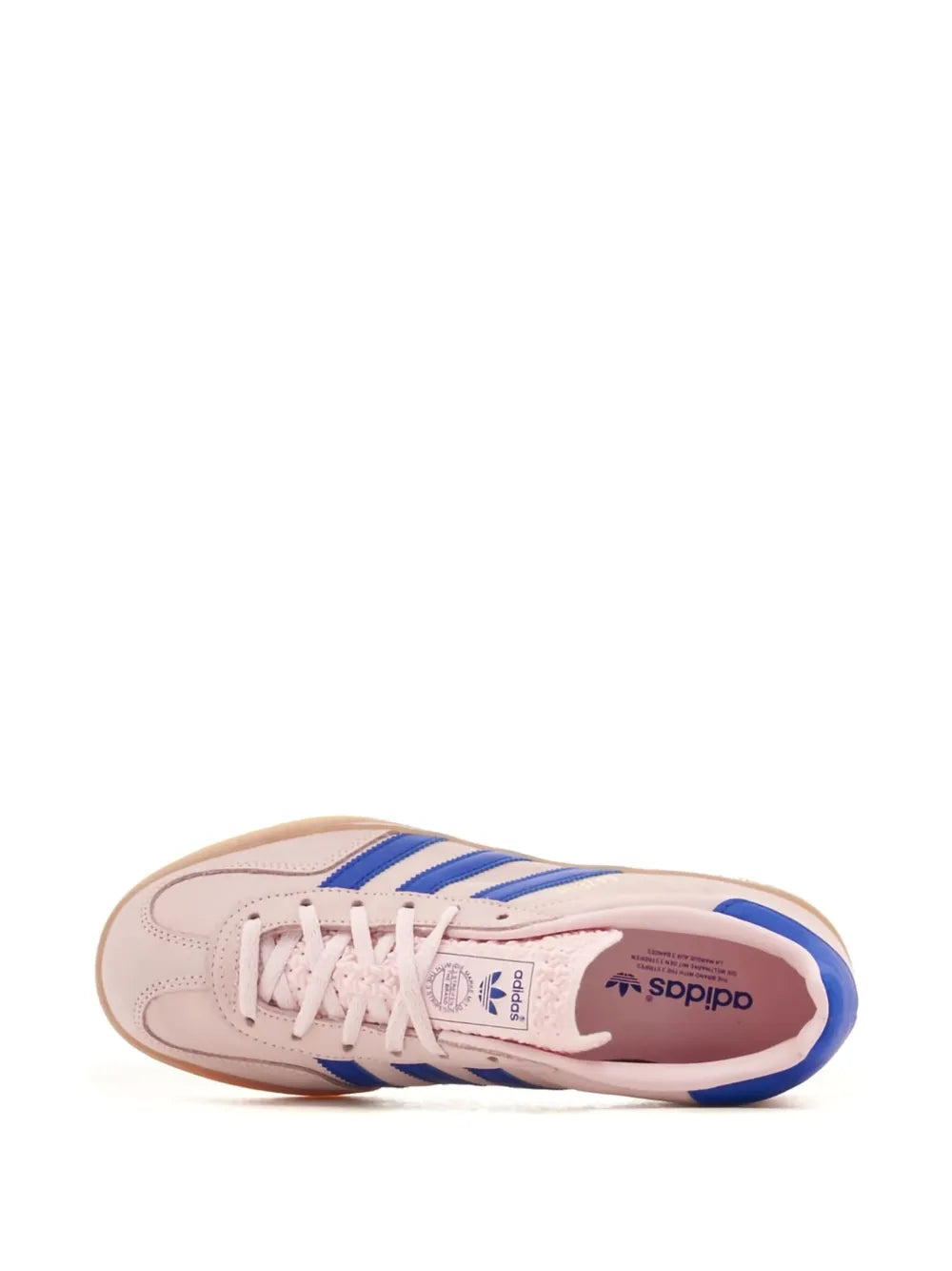 adidas Gazelle Indoor "Clear Pink/Lucid Blue/Gum" sneakers