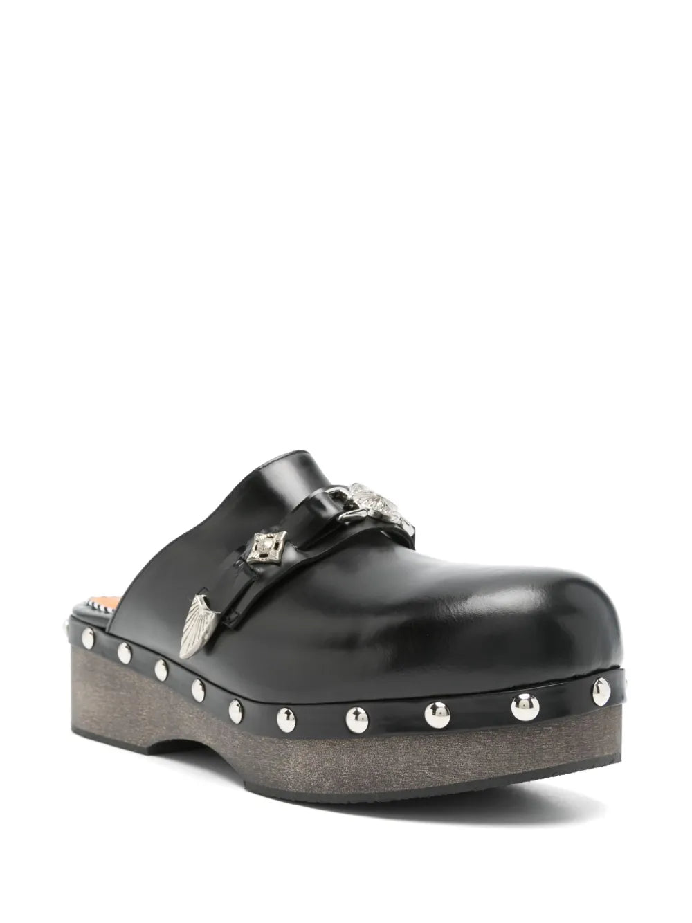 Toga Virilis strap-detail clogs