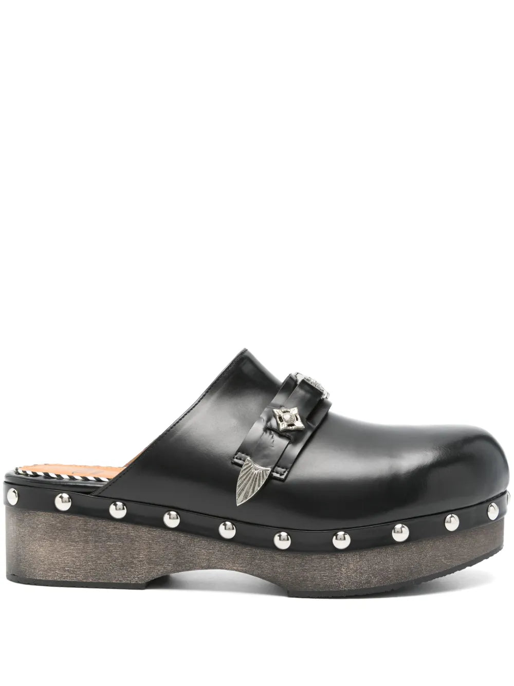 Toga Virilis strap-detail clogs