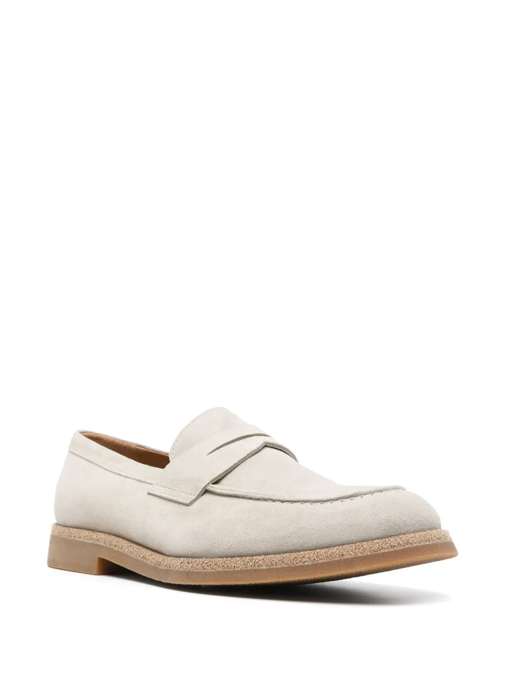 Eleventy suede loafers