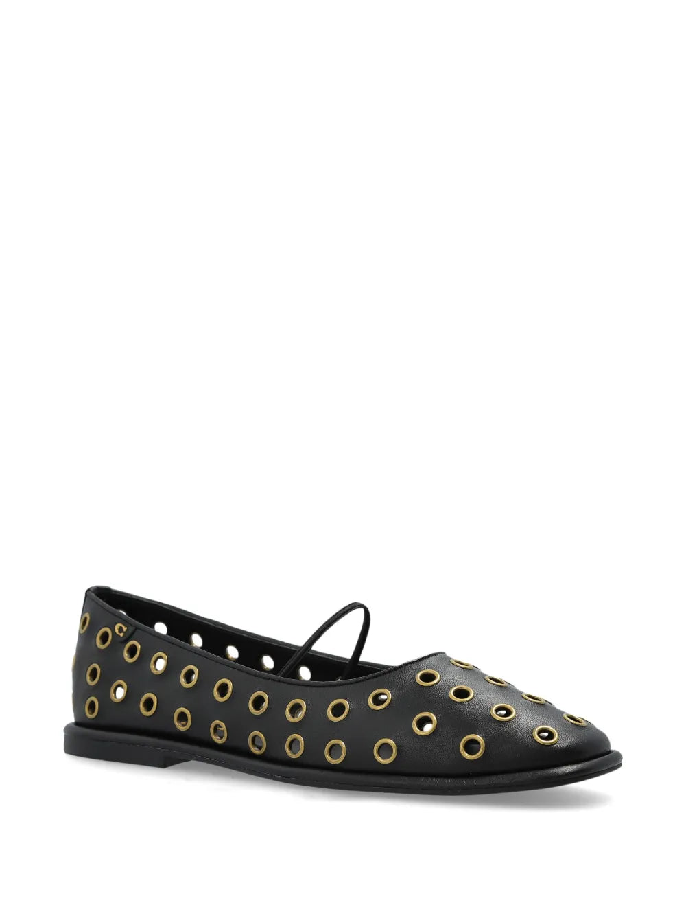 Coach eyelet-detailing ballerina shoes