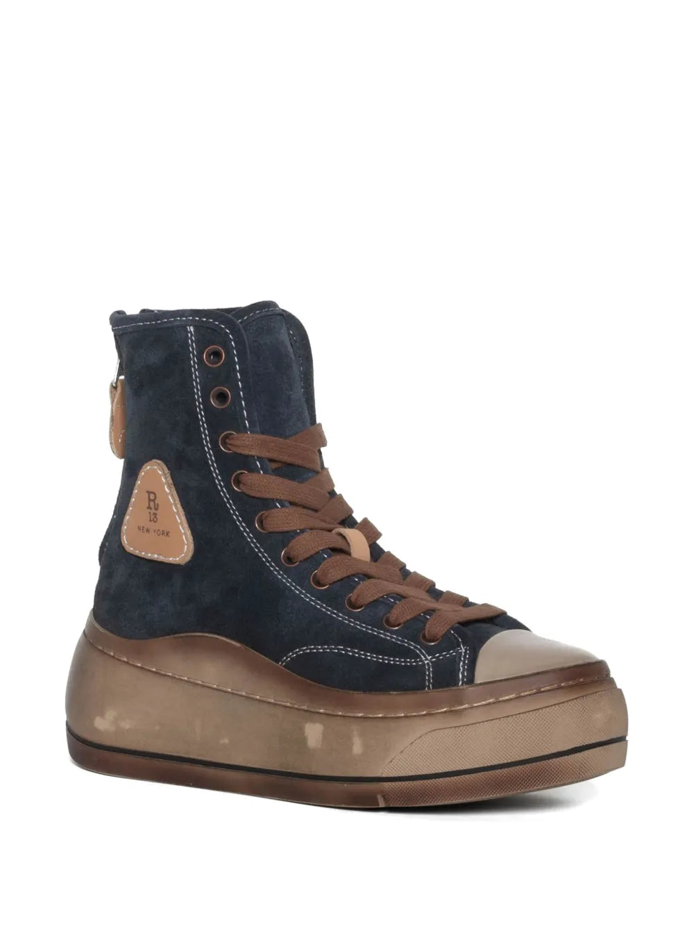 R13 distressed Tall Kurt sneakers