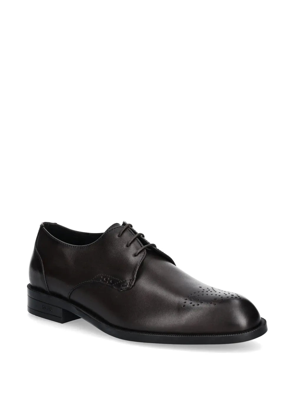 BOSS leather derby shoes